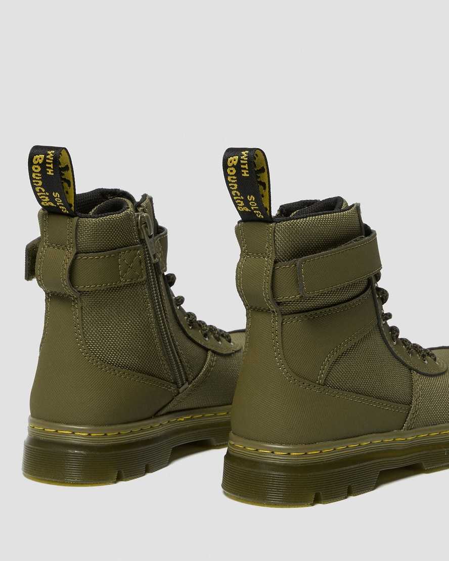 olive dr martens combs tech kids casual boots