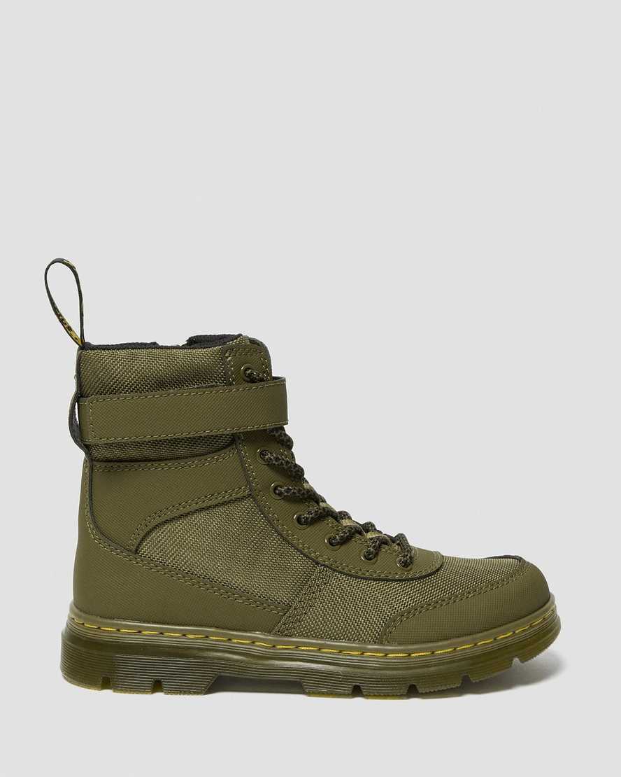 olive dr martens combs tech kids casual boots
