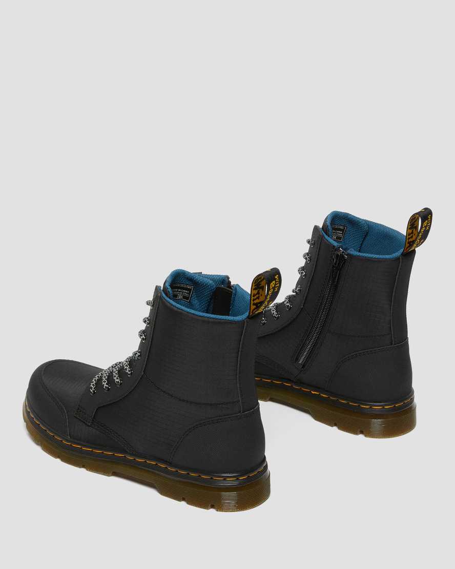 black dr martens combs utility kids casual boots