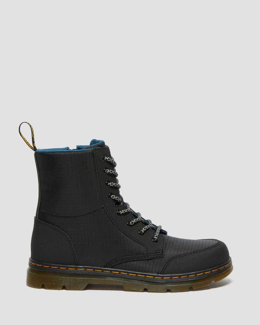 black dr martens combs utility kids casual boots
