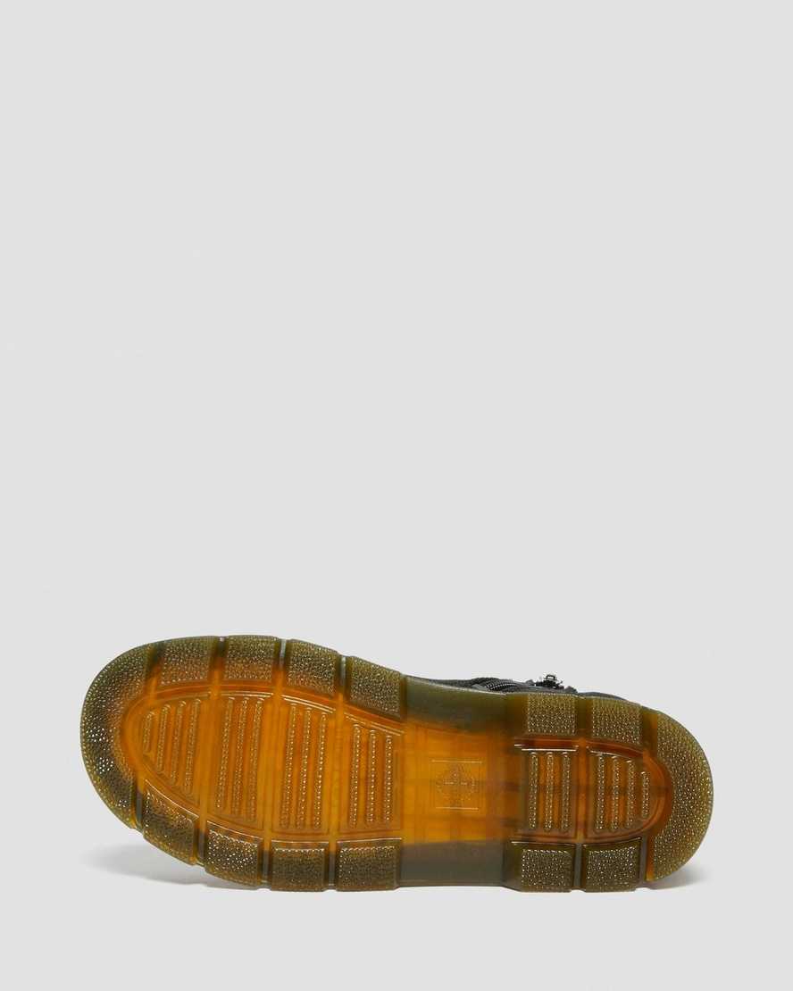 black dr martens combs extra tough poly kids casual boots