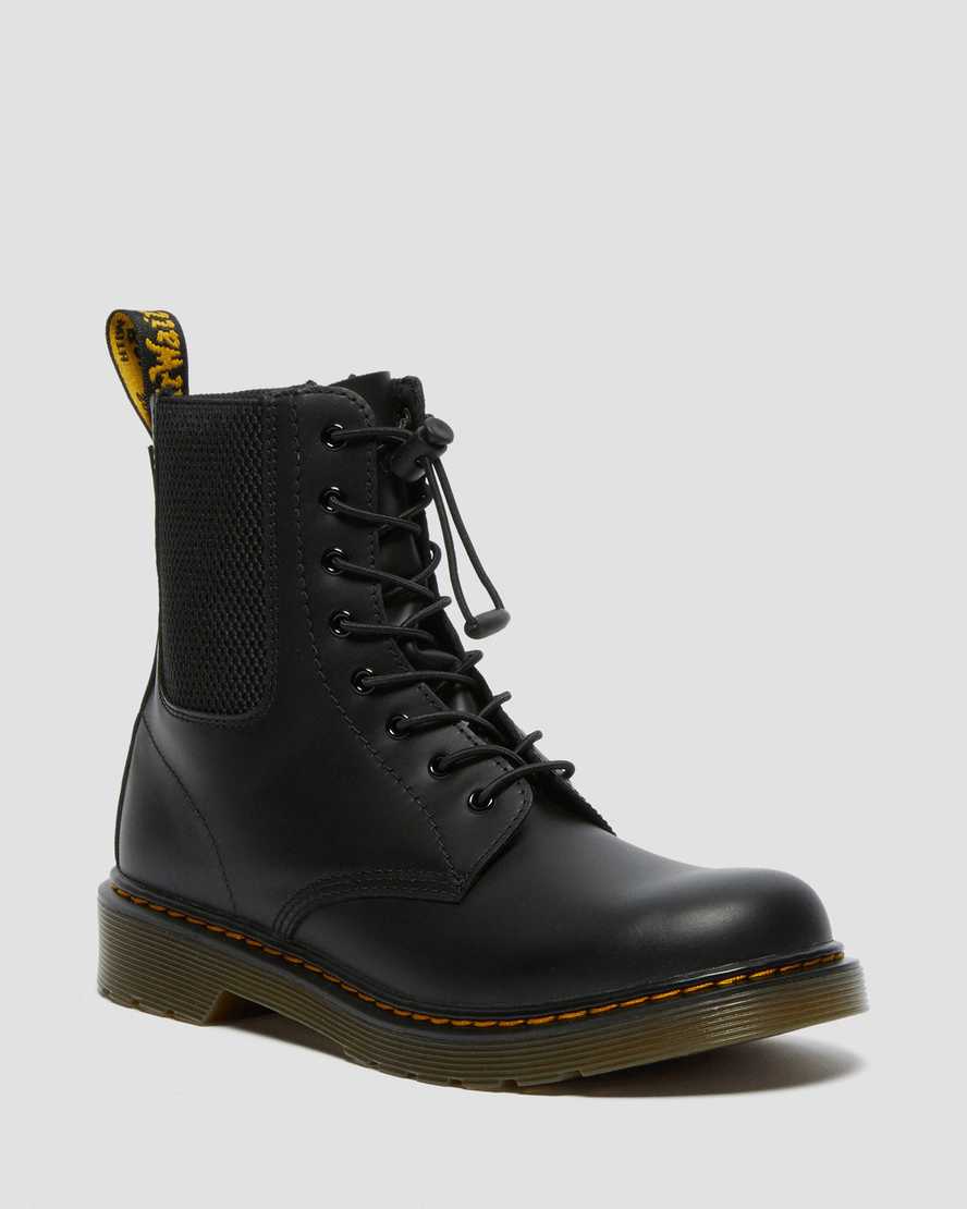 black dr martens 1460 harper kids casual boots