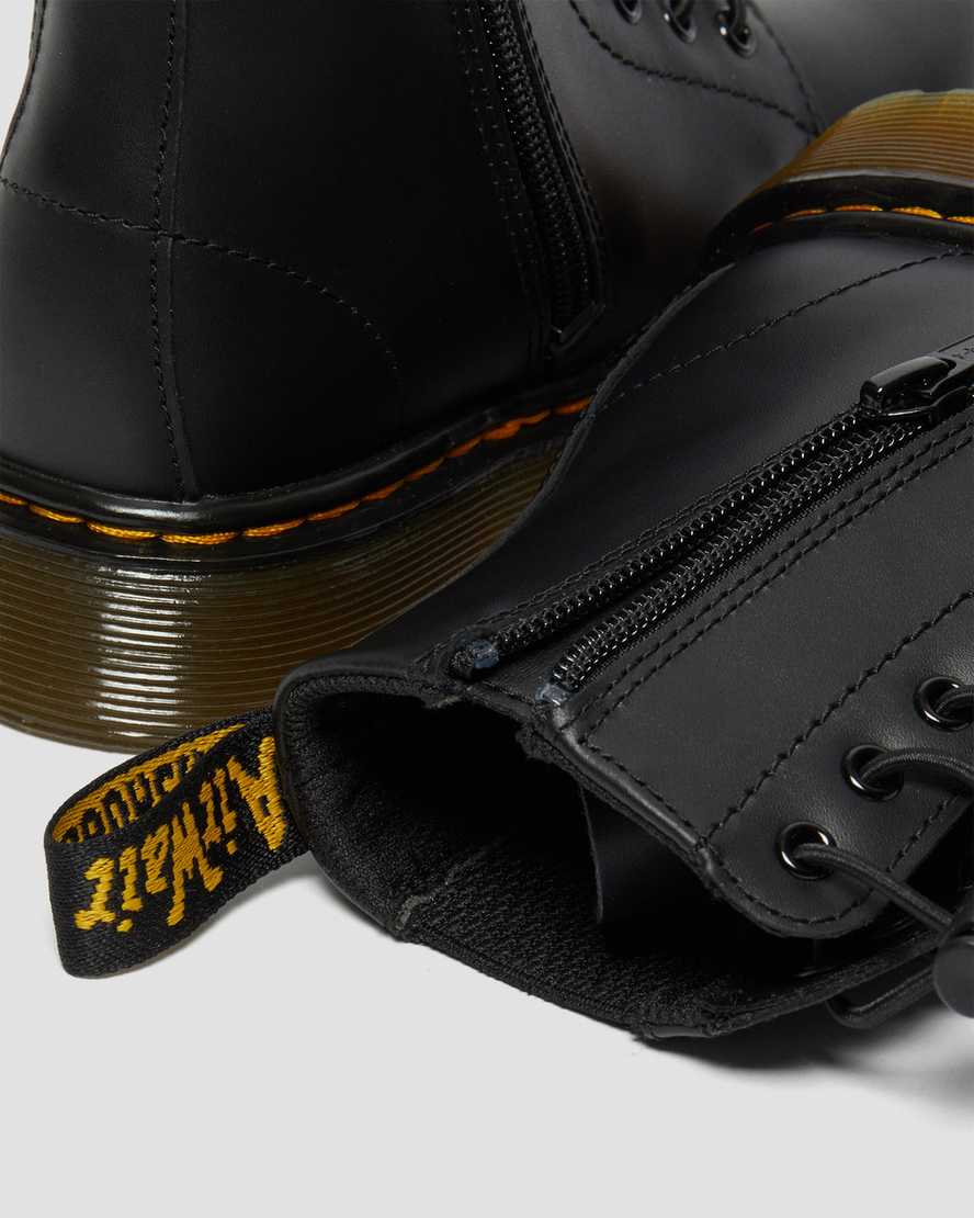 black dr martens 1460 harper kids casual boots