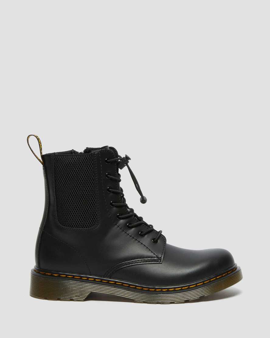 black dr martens 1460 harper kids casual boots