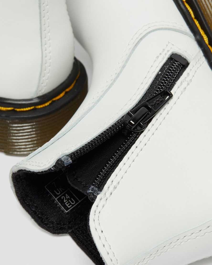 white dr martens 2976 kids chelsea boots