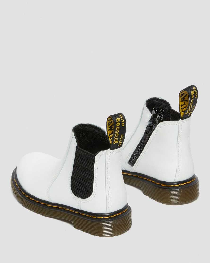 white dr martens 2976 kids chelsea boots