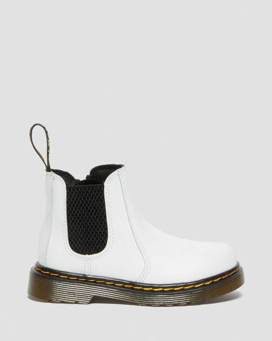 white dr martens 2976 kids chelsea boots