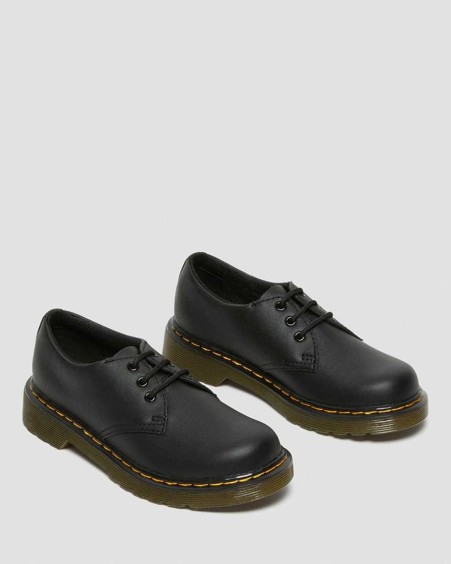 black dr martens 1461 softy t kids shoes