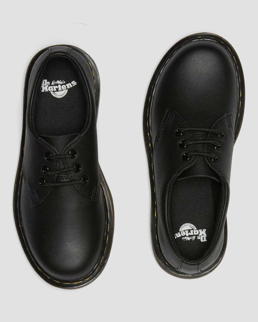 black dr martens 1461 softy t kids shoes