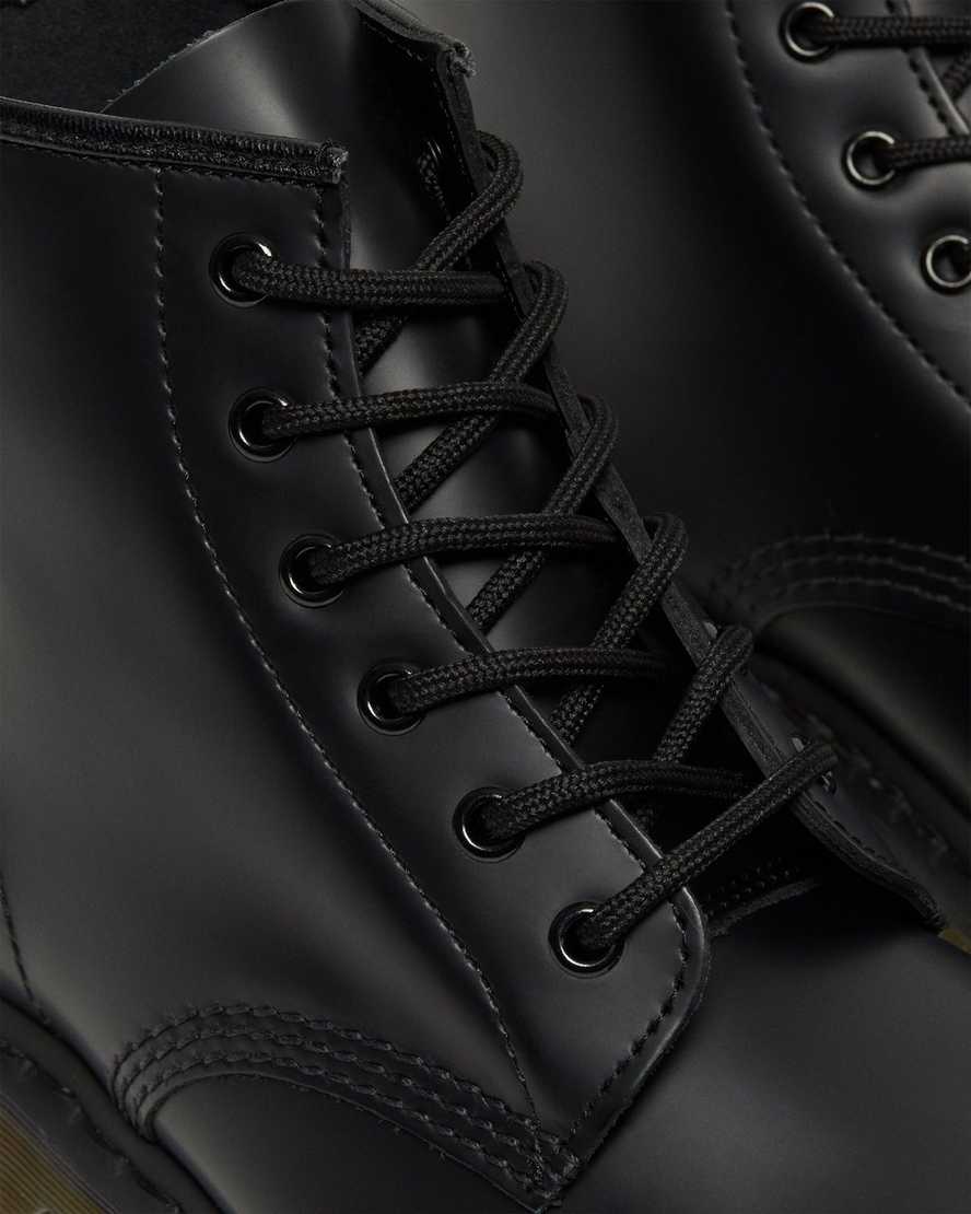 black dr martens 101 smooth mens ankle boots