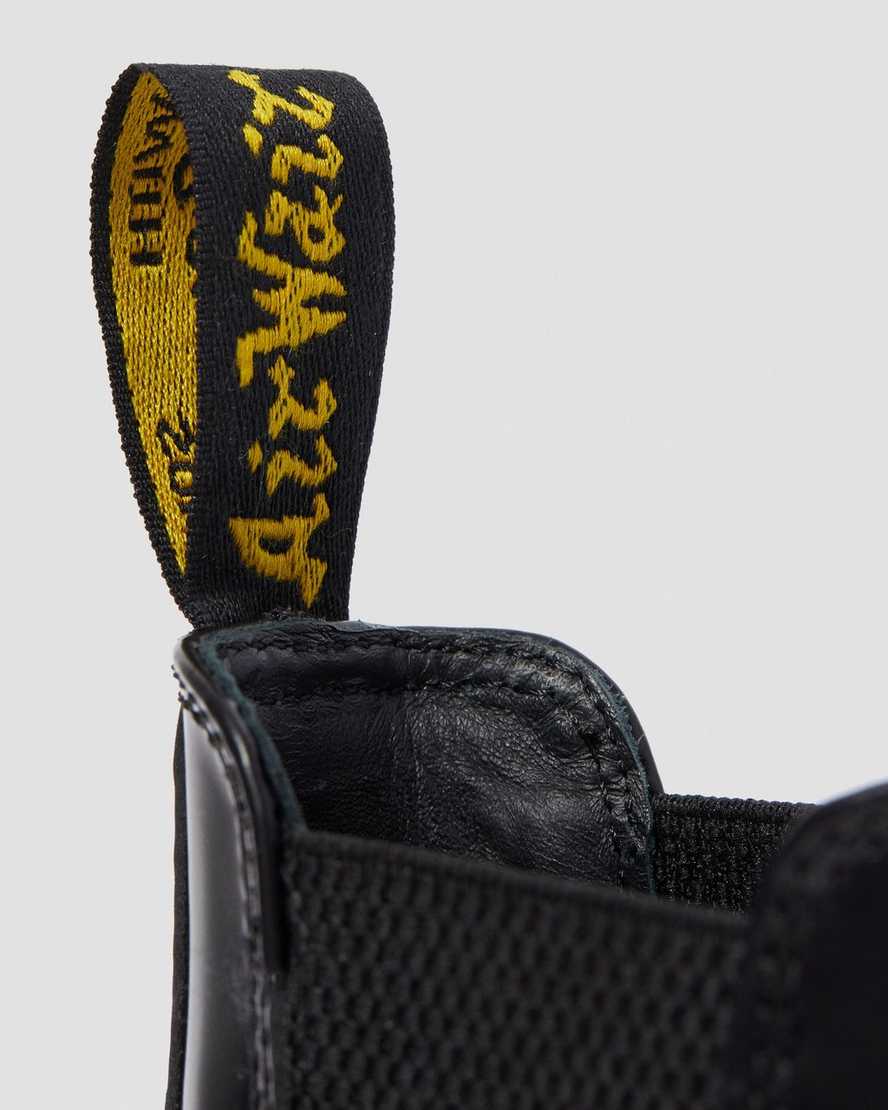 black dr martens wincox smooth mens buckle boots