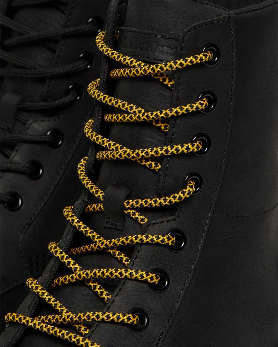 black dr martens combs mens casual boots
