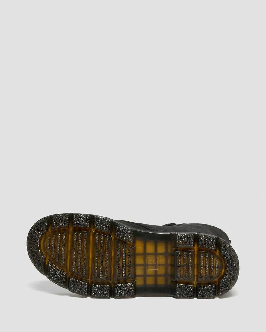 black dr martens combs mens casual boots