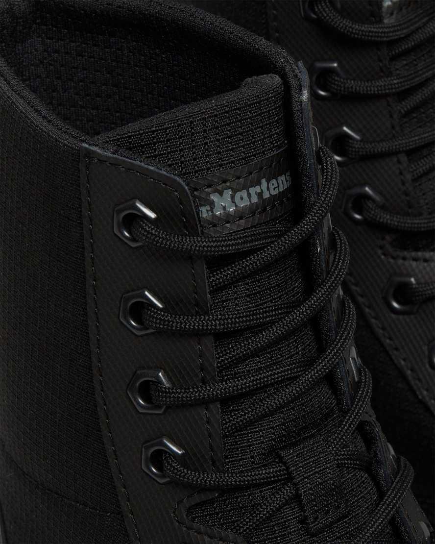 black dr martens combs ii poly mens casual boots