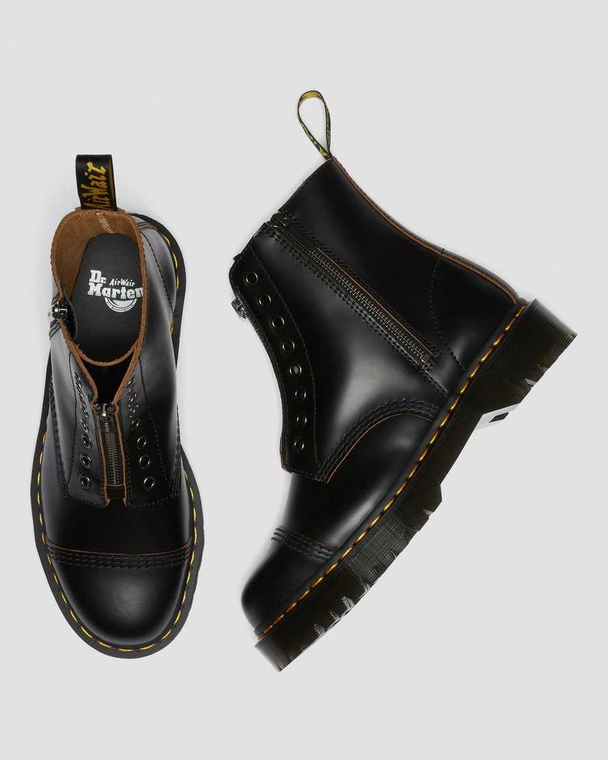 black dr martens 1460 laceless bex mens casual boots
