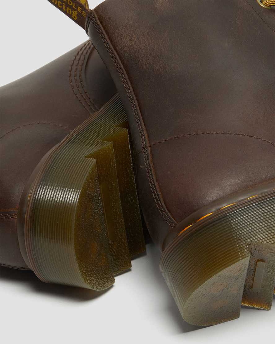brown dr martens 1460 pascal ziggy mens casual boots