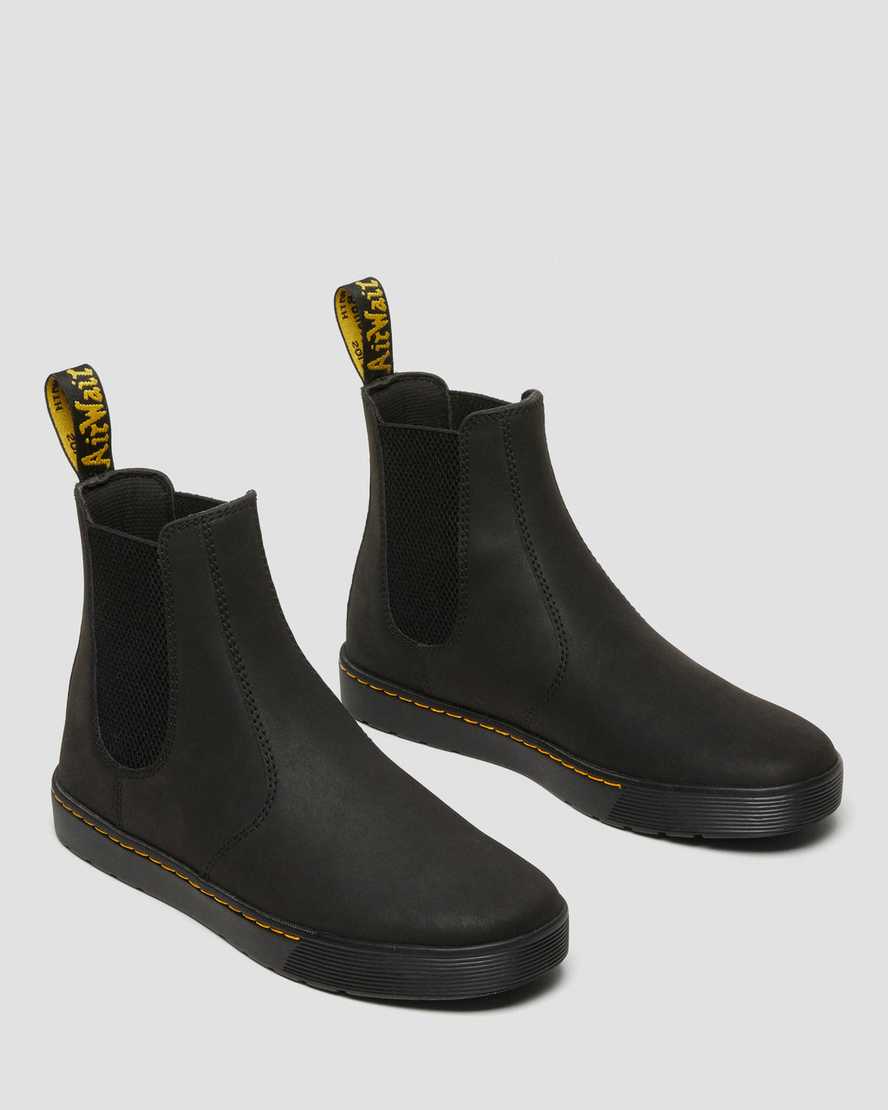 black dr martens tempesta casual mens chelsea boots