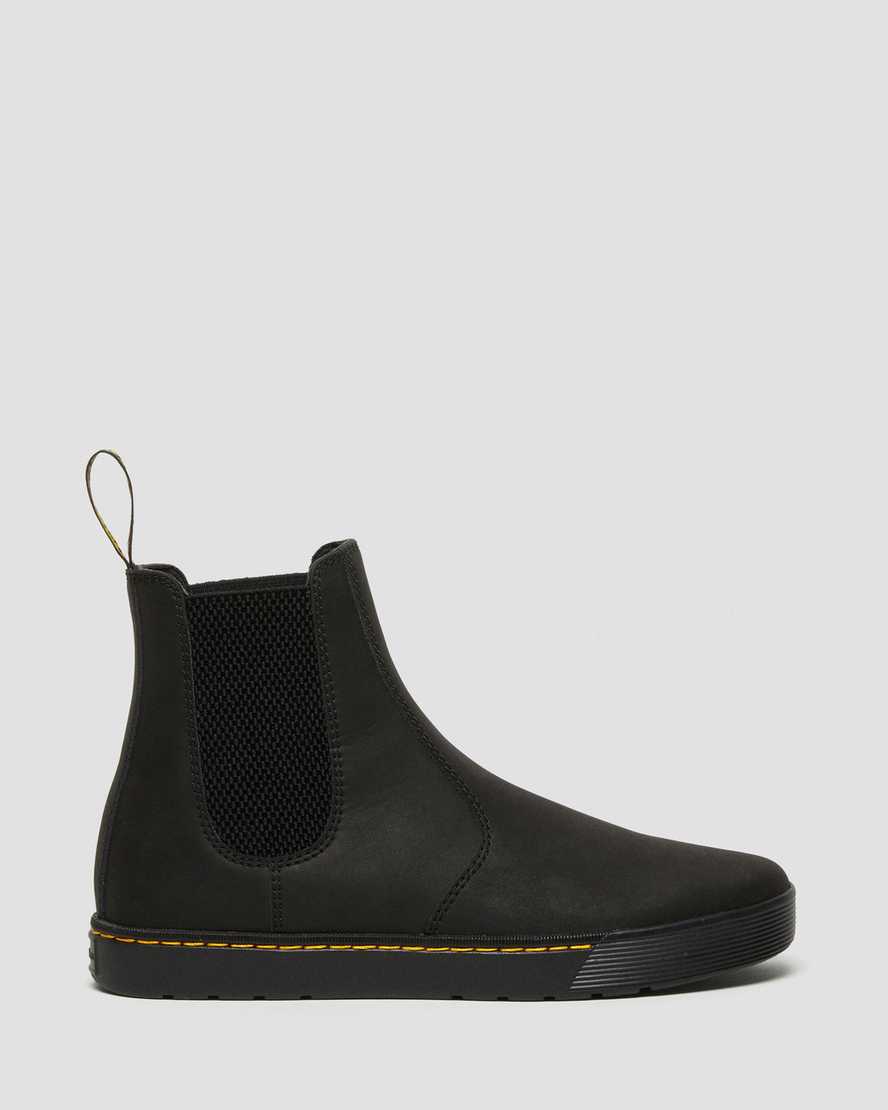 black dr martens tempesta casual mens chelsea boots