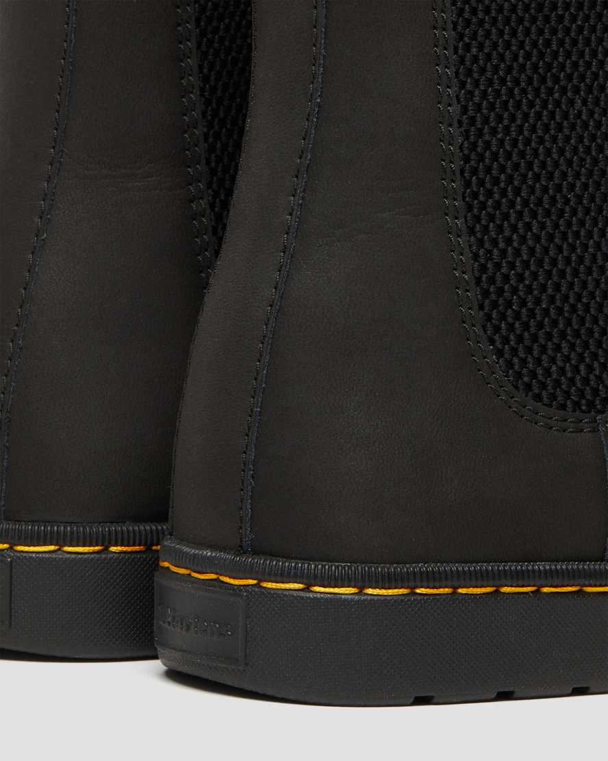 black dr martens tempesta casual mens chelsea boots