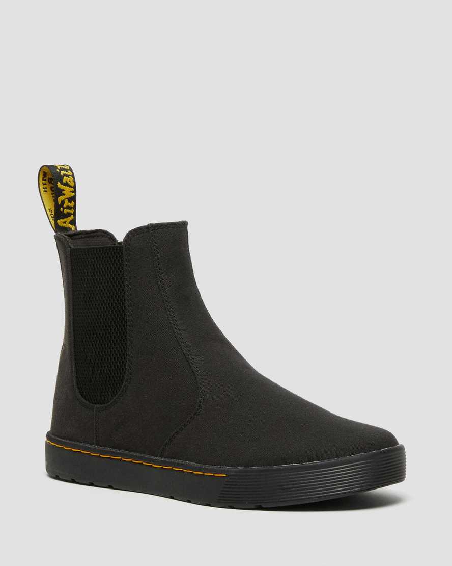 black dr martens tempesta casual mens chelsea boots