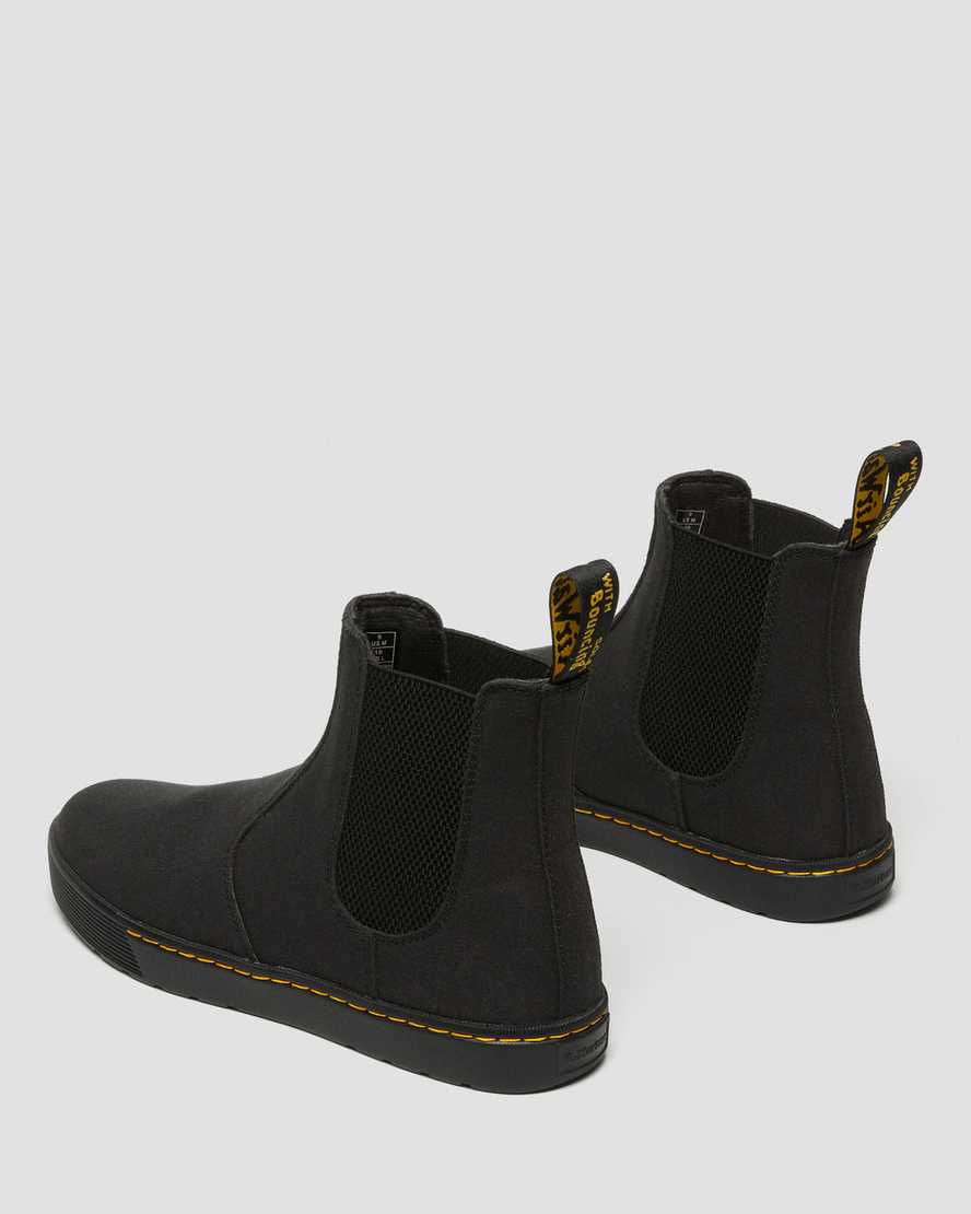 black dr martens tempesta casual mens chelsea boots