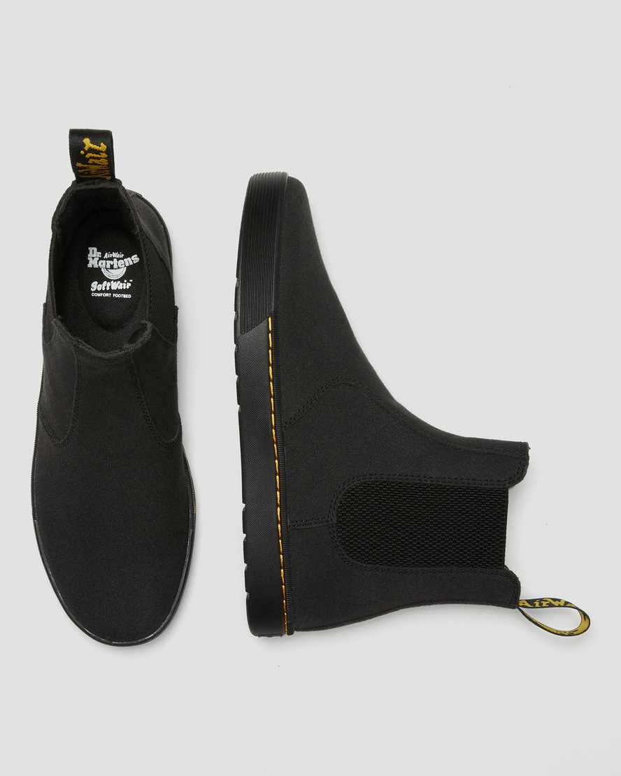 black dr martens tempesta casual mens chelsea boots
