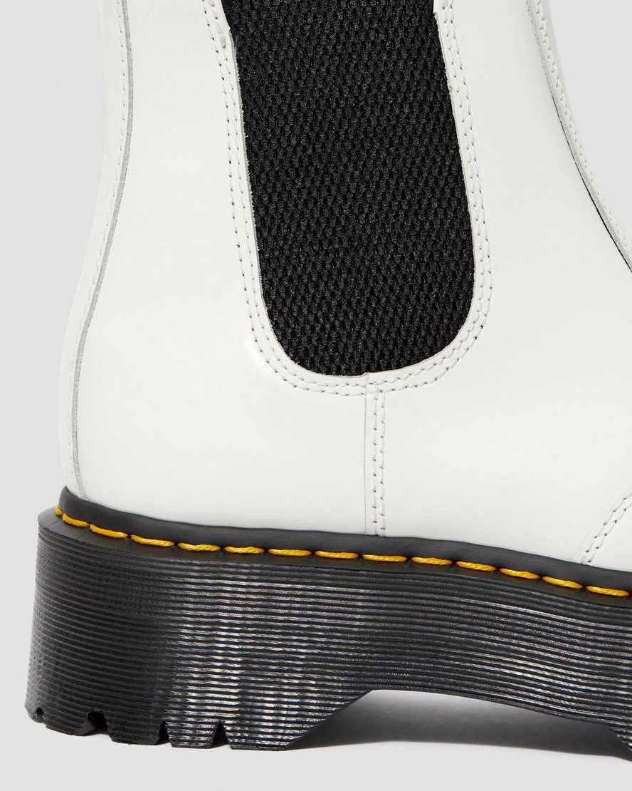 white dr martens 2976 smooth platform mens chelsea boots