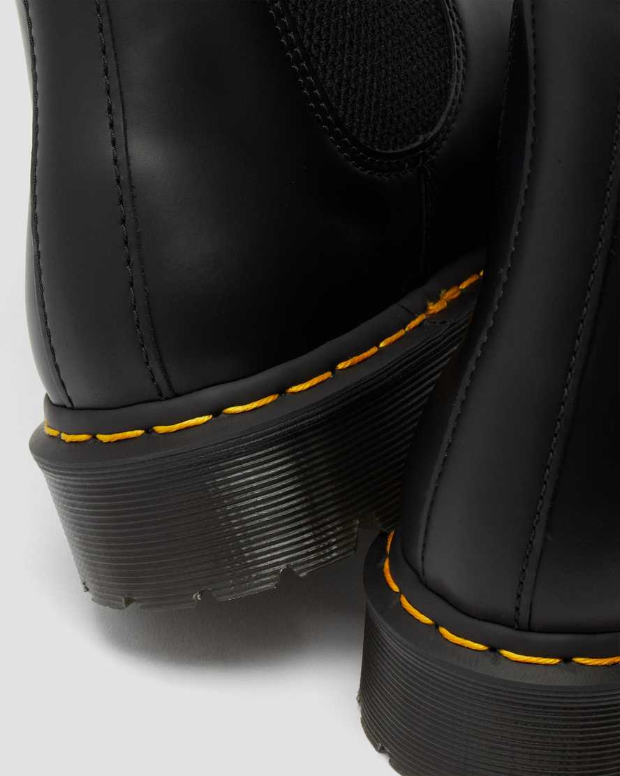 black dr martens 2976 bex smooth mens chelsea boots