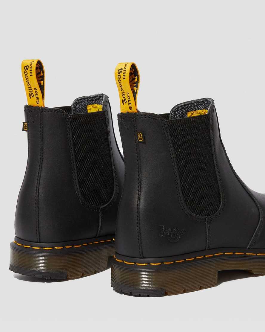 black dr martens fellside work mens chelsea boots
