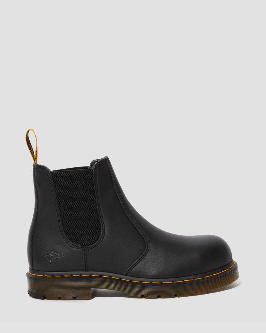 black dr martens fellside work mens chelsea boots