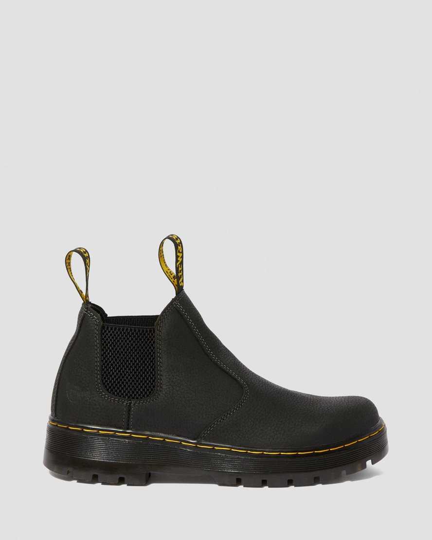 black dr martens hardie work mens chelsea boots