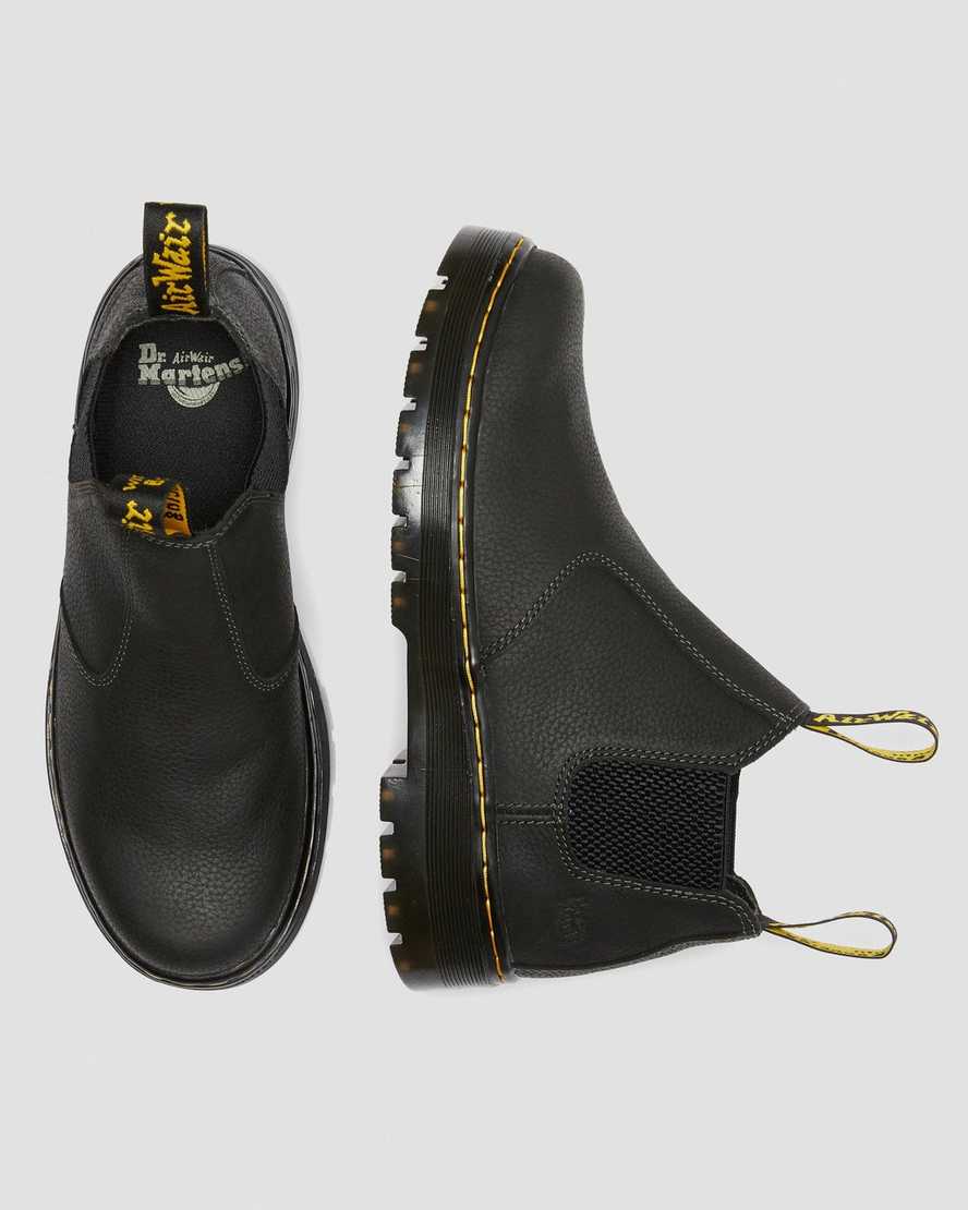 black dr martens hardie work mens chelsea boots