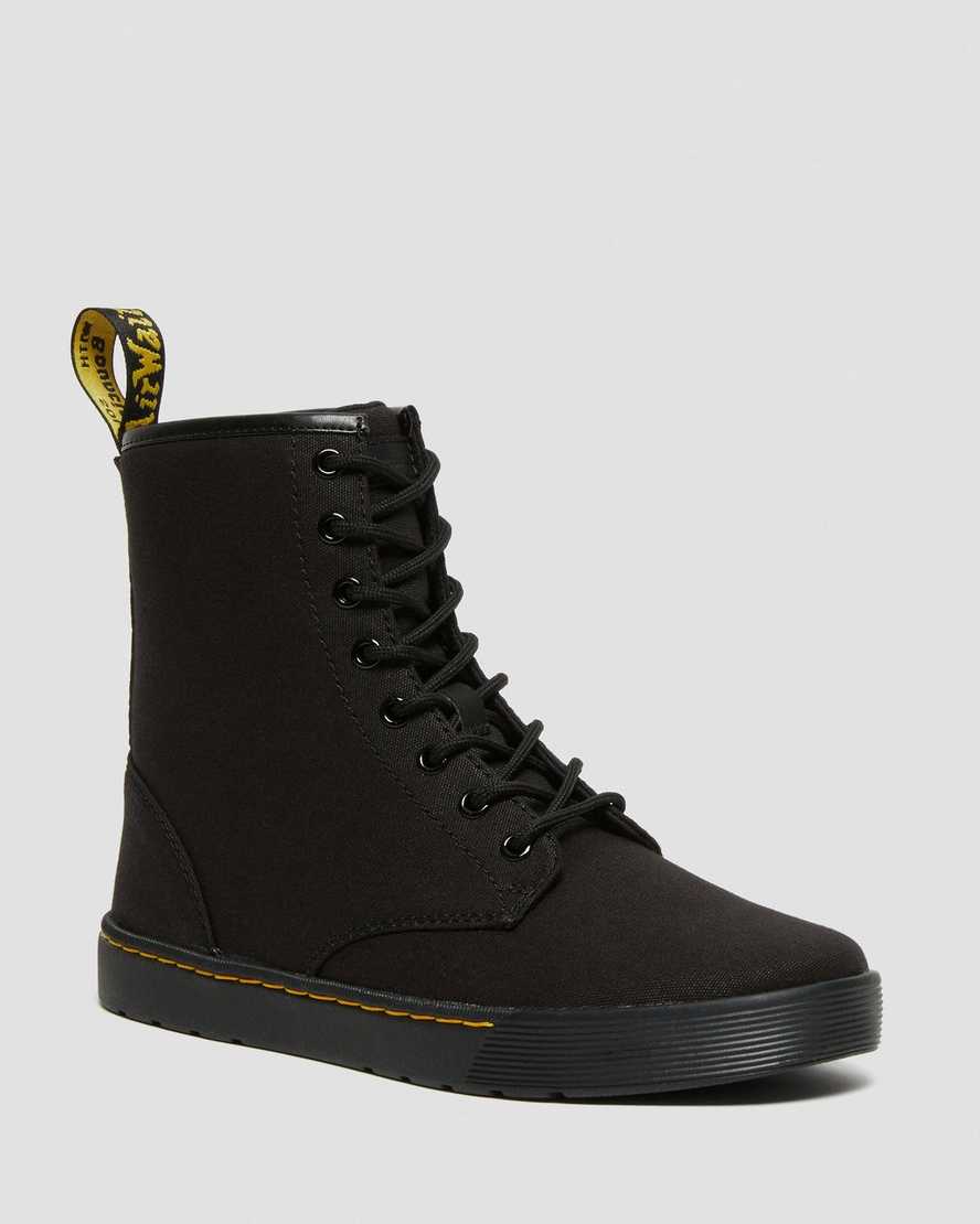 black dr martens cairo mens lace up boots