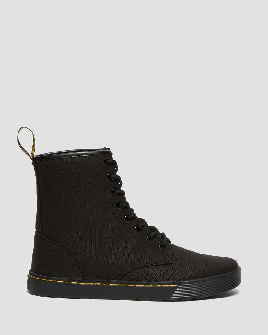 black dr martens cairo mens lace up boots