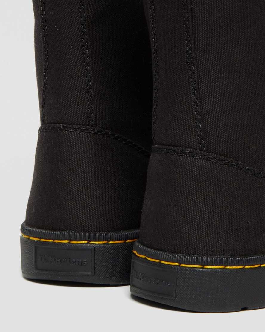 black dr martens cairo mens lace up boots