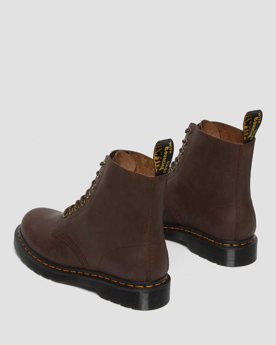 dark brown dr martens 1460 pascal mens lace up boots