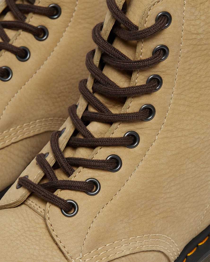 brown dr martens 1460 pascal mens lace up boots