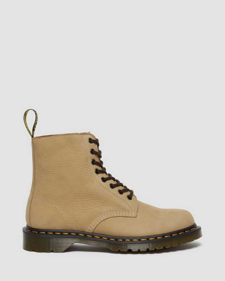 brown dr martens 1460 pascal mens lace up boots
