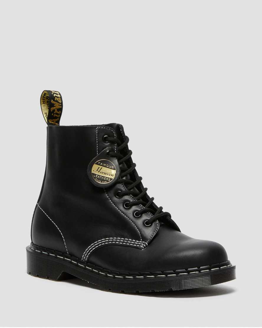 black dr martens 1460 pascal cavalier mens lace up boots
