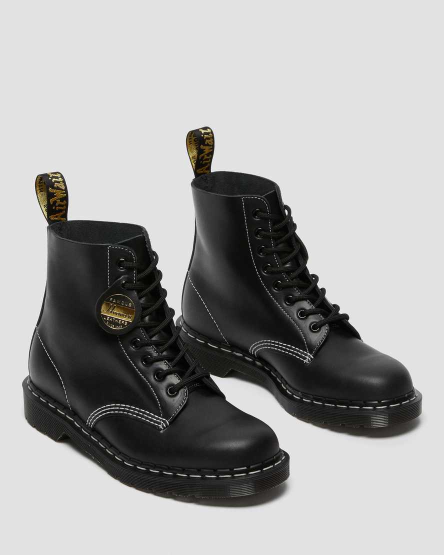 black dr martens 1460 pascal cavalier mens lace up boots