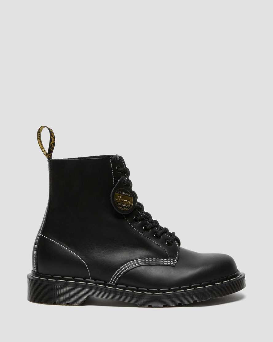 black dr martens 1460 pascal cavalier mens lace up boots