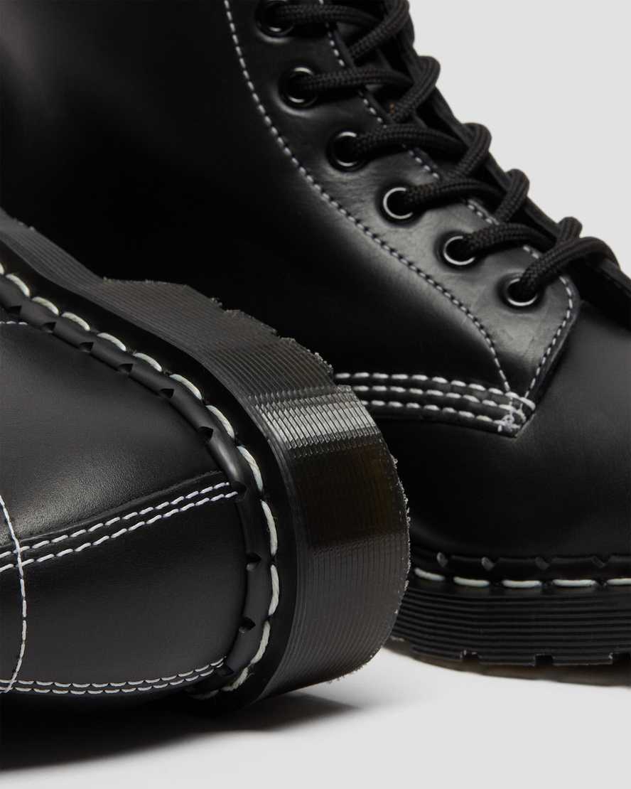 black dr martens 1460 pascal cavalier mens lace up boots