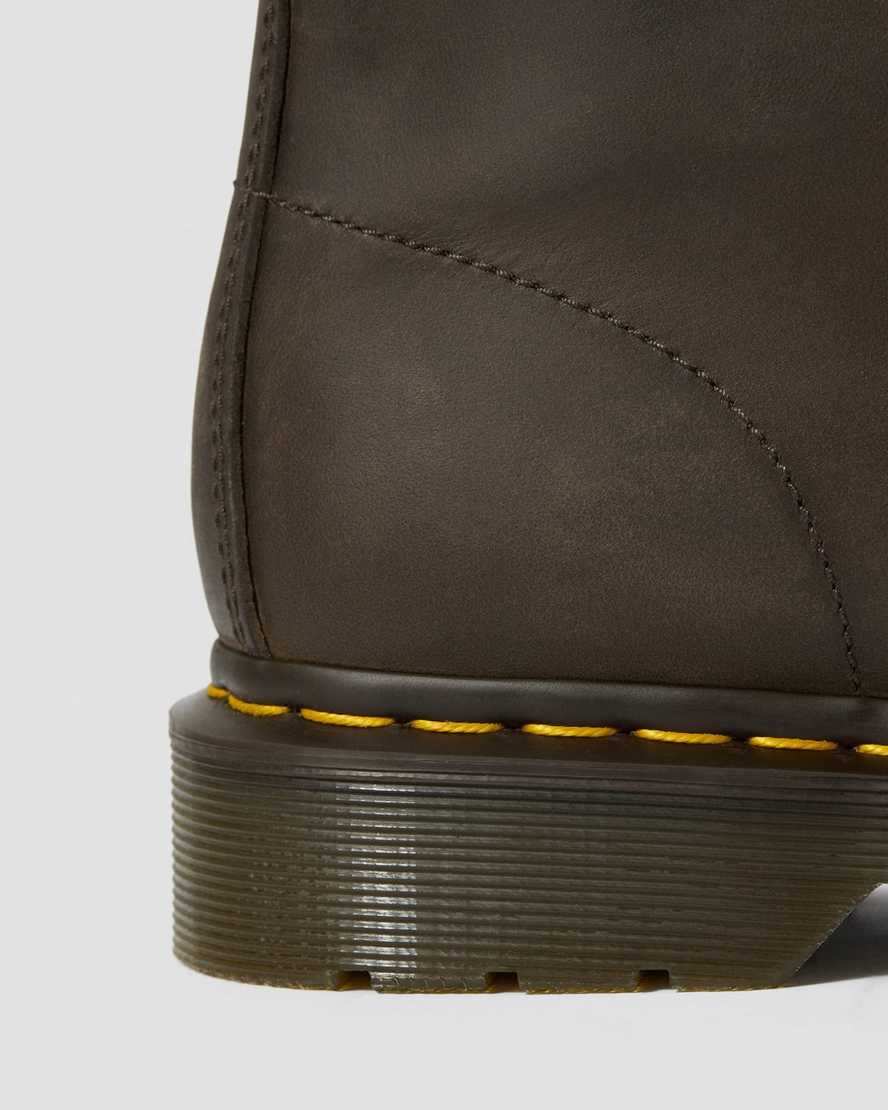 brown dr martens 1460 crazy horse mens lace up boots