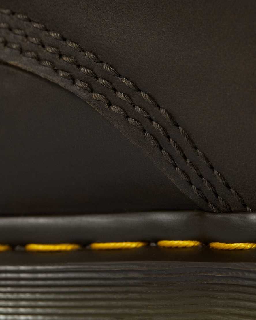 brown dr martens 1460 crazy horse mens lace up boots
