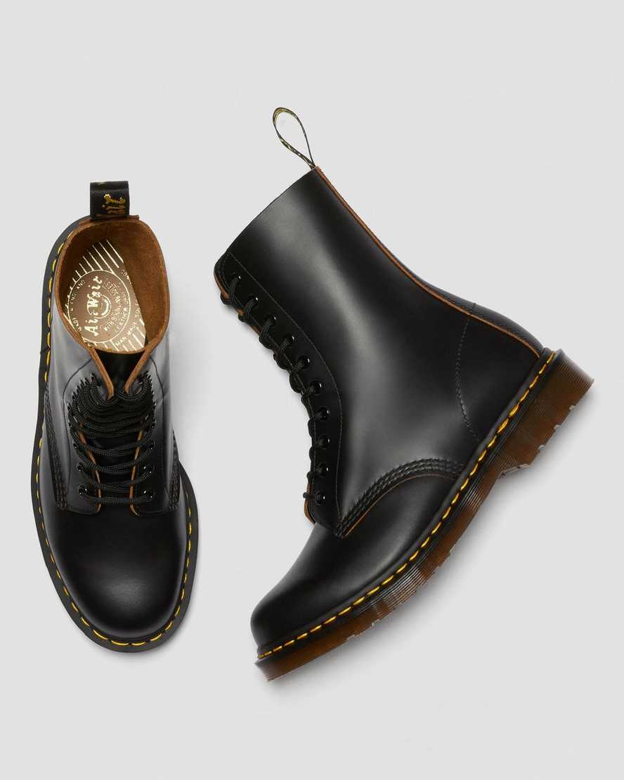 black dr martens 1490 vintage made in england mens mid calf boots