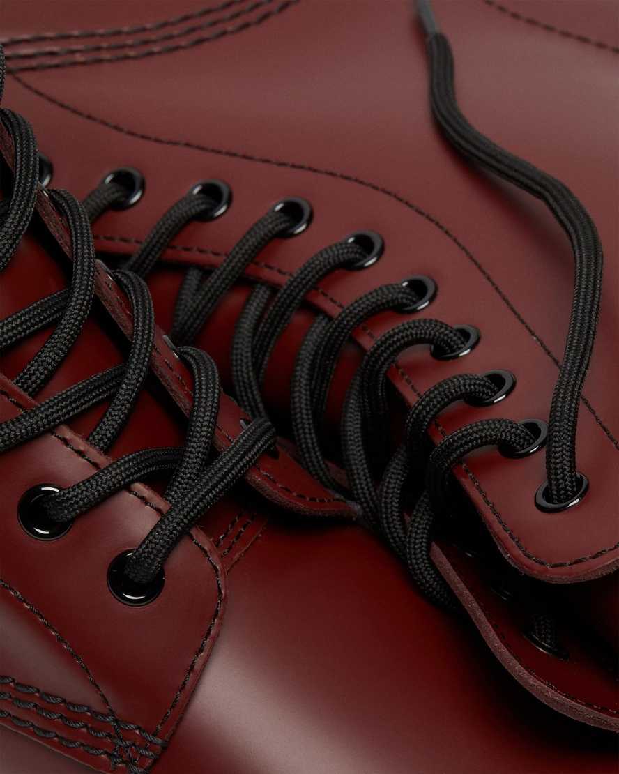 red dr martens 1490 smooth mens mid calf boots