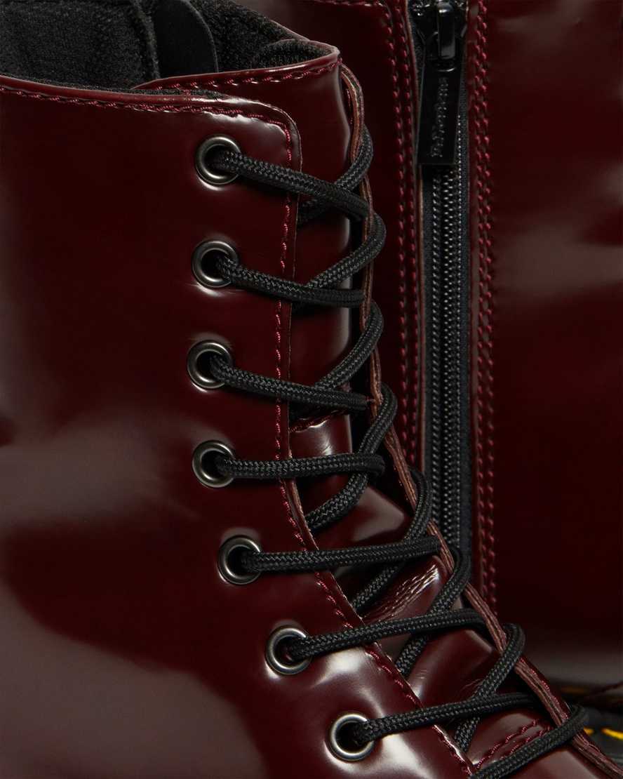 red dr martens jadon ii mens platform boots