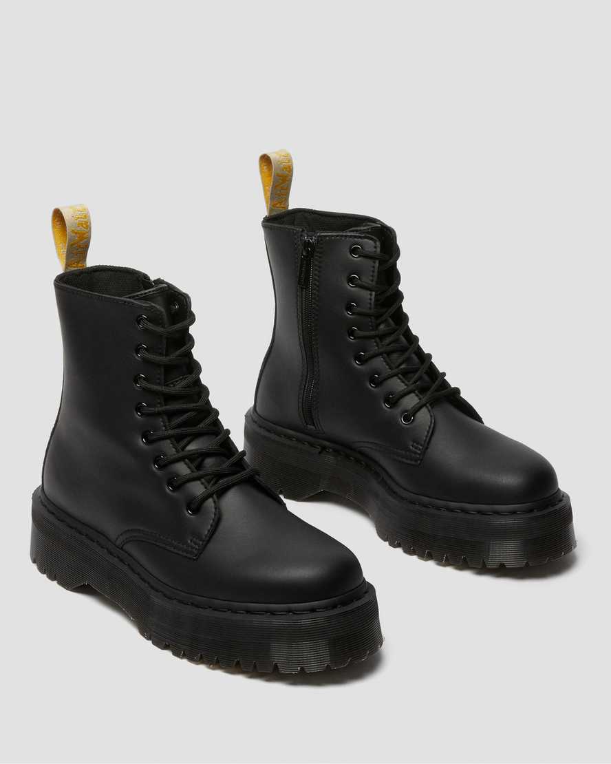 black dr martens jadon ii mono mens platform boots