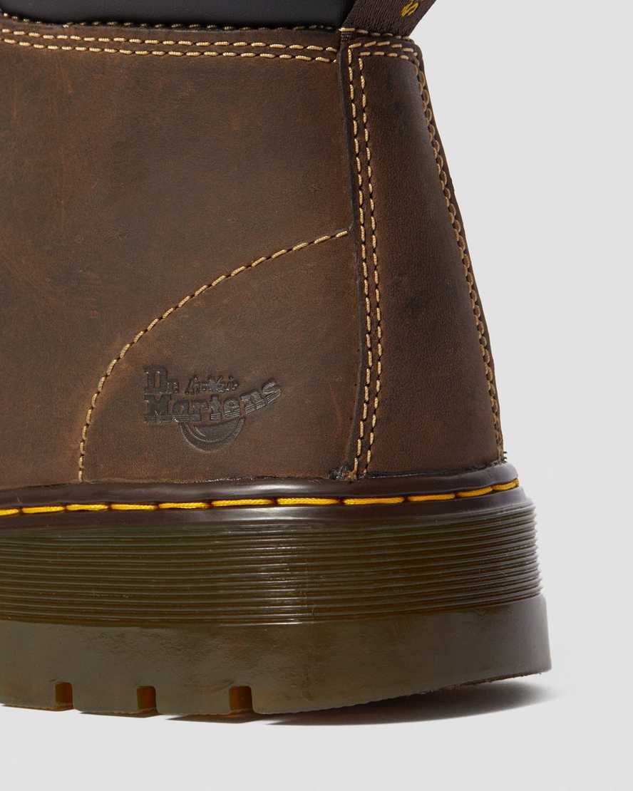dark brown dr martens winch extra wide mens work boots