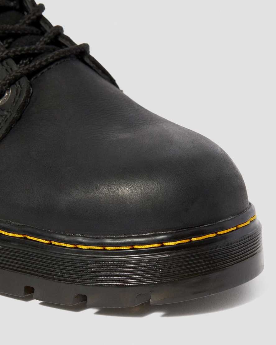 black dr martens winch extra wide mens work boots